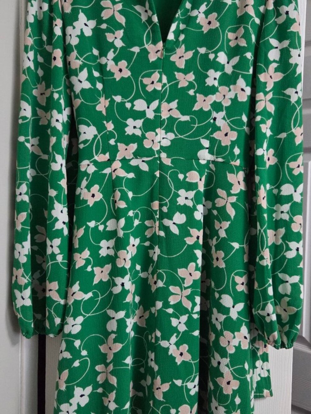 Eliza J Green Floral Print Dress Size 4